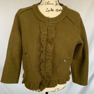 Anne loft ruffled cropped jacket